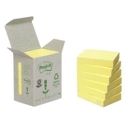 Taco Notes Post-It Reciclats 653 38X51 Groc 100H Torre De 6