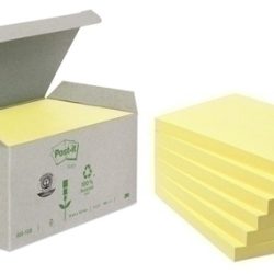 Taco Notas Post-It Reciclados 655 76X127 Amarillo 100H Torre De 6