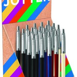 Bolígraf Parker Jotter Original Reciclat Clàssic Expositor De 20 (4 Colors)