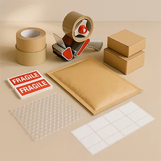 Adhesius, embalatges i enviament