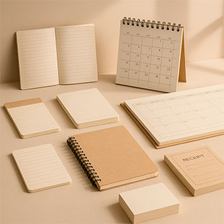 Paper, blocs, quaderns, calendaris i talonaris