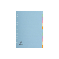 Separadors Exacompta 12 Posicions Colors Pastís