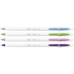 Bolígraf Bic Cristall Up 1.2 Mm Assortiment Fun (Rosa,Morat,Turquesa,Verd Lima)