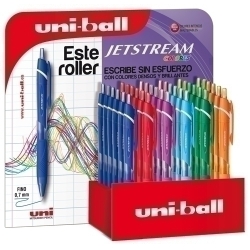 Roller Gel Rt. Uni-Ball Jetstream Sport Colors (Sxn-150C) Expositor De 36 6X Sxn150C300 Blau 4X Sxn1