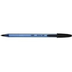 Bolígraf Bic Cristall Soft Negre