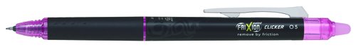 Bolígraf Borr. Pilot Frixion Point Clicker 0,5 Rosa