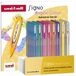 Roller Gel Uni-Ball Signe Angelic Colour 0,7 (Um-120Ac) Expositor De 48