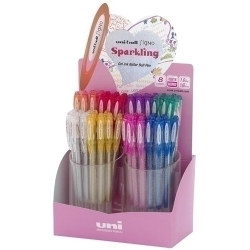 Roller Gel Uni-Ball Signe Sparkling 1,0 (Um-120Sp) Expositor De 48