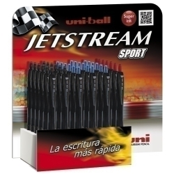Roller Gel Rt. Uni-Ball Jetstream Sport 0,7 (Sxn-157) Expositor De 36 18X Sxn157300 Blau 12X Sxn1572