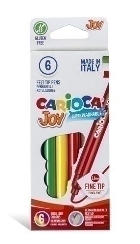 Retolador Fibra Carioca Joy Estoig De 6