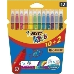 Retolador Fibra Bic Kid Couleur Blister De 12