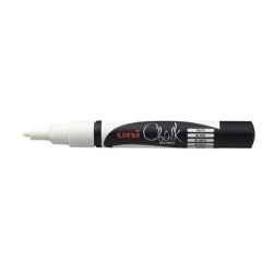 Marcador Guix Liquida Uni-Ball Chalk Marker Pwe-3Ms 0,7 Mm Blanc