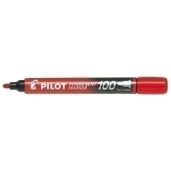 Marcador Permanent Pilot Marker Sca-100 Conico 1,0 Mm Vermell