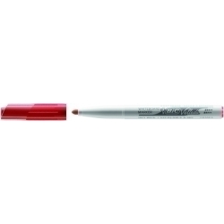 Marcador Pissarra Bic Velleda 1741 Medium Conico Rojo