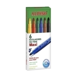 Retolador Fibra Alpí Maxi Estoig De 6