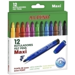 Retolador Fibra Alpí Maxi Estoig De 12