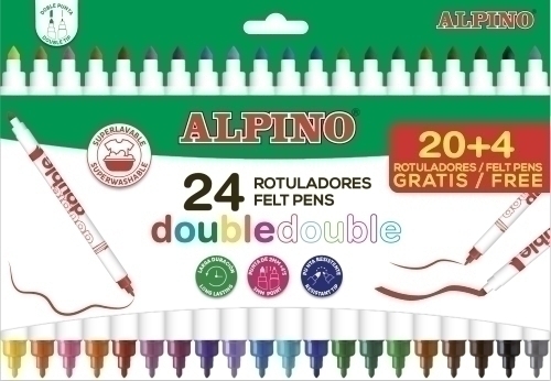 Retolador Fibra Alpí Double Double Bossa De 24 (20+4 Sense Càrrec)