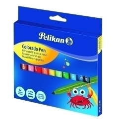 Retolador Fibra Pelikan Colorado Pen Maxi Estoig De 12
