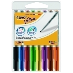 Marcador Pissarra Bic Velleda 1741 Medium Conico Borsa De 8