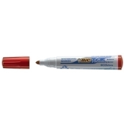 Marcador Pissarra Bic Velleda 1701 Conico Rojo