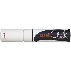 Marcador Guix Liquida Uni-Ball Chalk Marker Pwe-8K 8.0 Mm Blanc