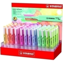 Marcador Fluor Stabilo Swing Cool Pastís 275 Expositor De 48
