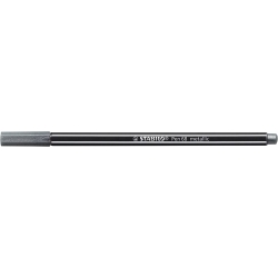 Retolador Fibra Stabilo Pen 68 Metallic Plata