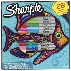 Retolador Permanent Sharpie Fine&Ultra Fine Big Pack Peix Caixa Regal De 28 20X Fine Assortiment 8X