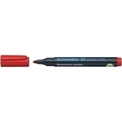 Marcador Permanent Schneider Maxx 130 Conico Rojo