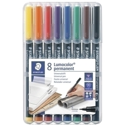 Retolador Permanent Staedtler 313 Lumocolor (S) Bossa De 8