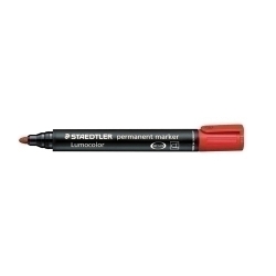 Marcador Permanent Staedtler 352 Lumocolor Conico Rojo