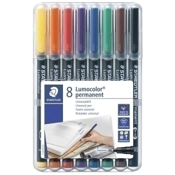 Retolador Permanent Staedtler 318 Lumocolor (F) Bossa De 8