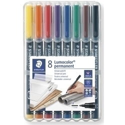 Retolador Permanent Staedtler 317 Lumocolor (M) Bossa De 8