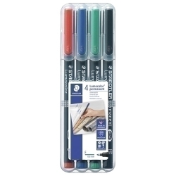 Retolador Permanent Staedtler 318 Lumocolor (F) Bossa De 4