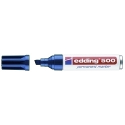 Marcador Permanent Edding 500 Bisellat Blau