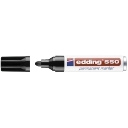 Marcador Permanent Edding 550 Conico Negre