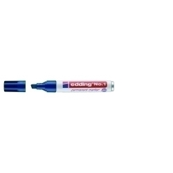 Marcador Permanent Edding No.1 Bisellat Blau