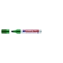 Marcador Permanent Edding No.1 Bisellat Verd