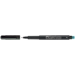 Retolador Permanent Faber-Castell Multimark F Negre