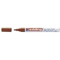 Marcador T.Opaca Perm. Edding 751 Conico Marron