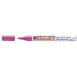 Marcador T.Opaca Perm. Edding 751 Conico Rosa