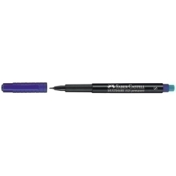 Retolador Permanent Faber-Castell Multimark S Blau