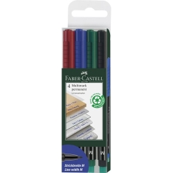 Retolador Permanent Faber-Castell Multimark M Bossa De 4
