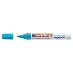 Marcador T.Opaca Perm. Edding 750 Conico Blau Clar