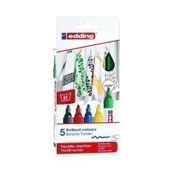Marcador Tèxtil Edding 4500 Caixa De 5