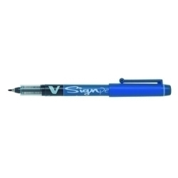 Retolador Fibra Pilot Sign Pen Blau