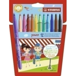 Retolador Fibra Stabilo Power 280 Estoig De 12