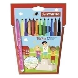 Retolador Fibra Stabilo Trio AZ 378 Estoig De 12