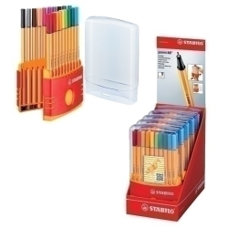 Retolador Fibra Stabilo Point 88 Estoig De 20 Color Parade