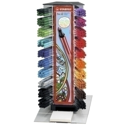 Retolador Fibra Stabilo Pen 68 Expositor De 240
